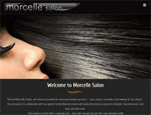 Tablet Screenshot of morcellesalon.com